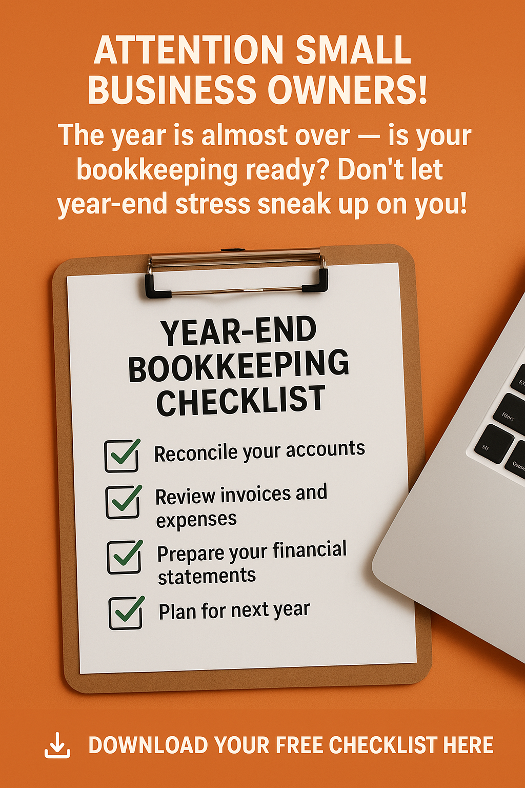 Free Bookkeeping Checklist for Small Business Owners